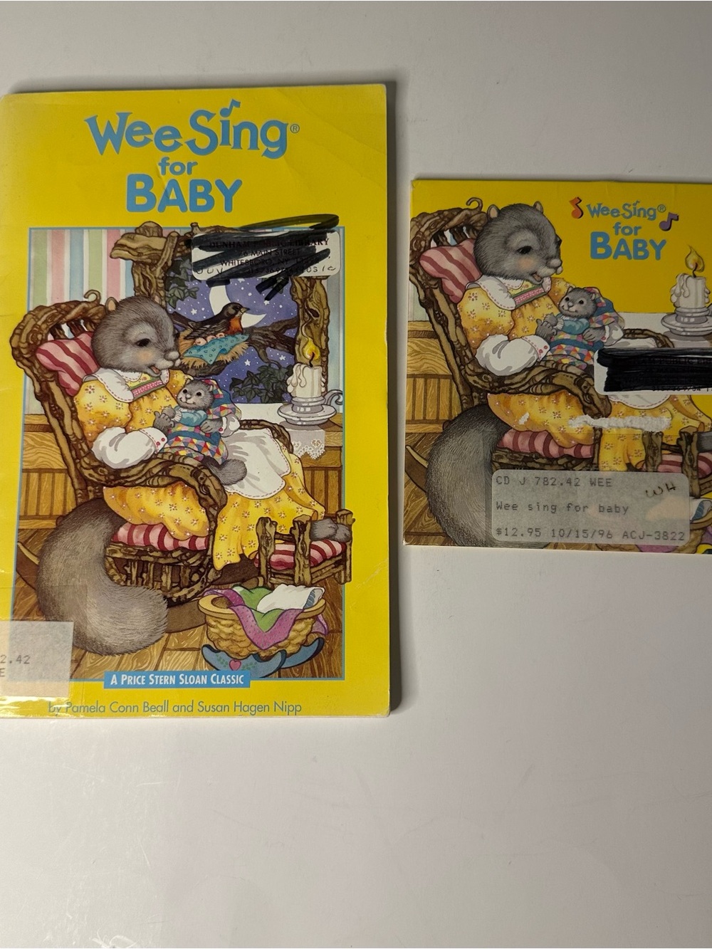 Vintage Wee Sing for Baby CD & 64-Page Songbook Set 1996 Lullabies & Baby Games